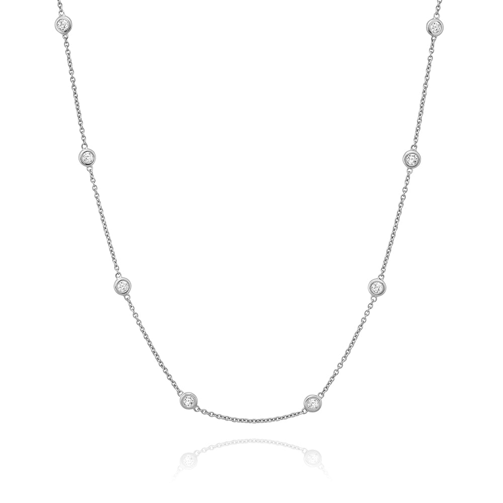 SMALL SAUTOIR ZIRCON ROSE