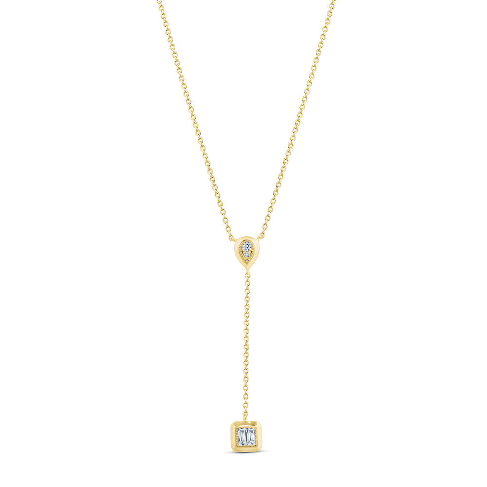 COLLIER GOUTTE DE SATIN