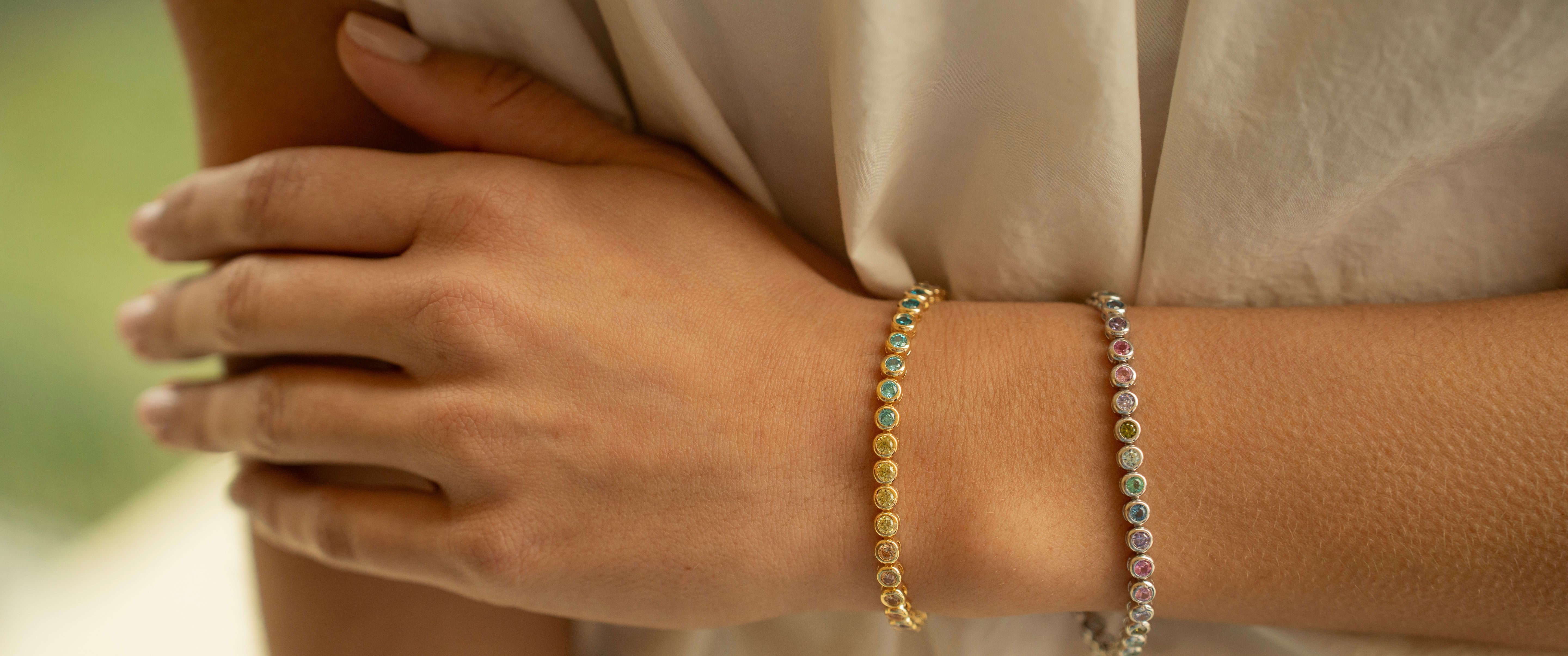 BRACELET RIVIÈRE RAINBOW