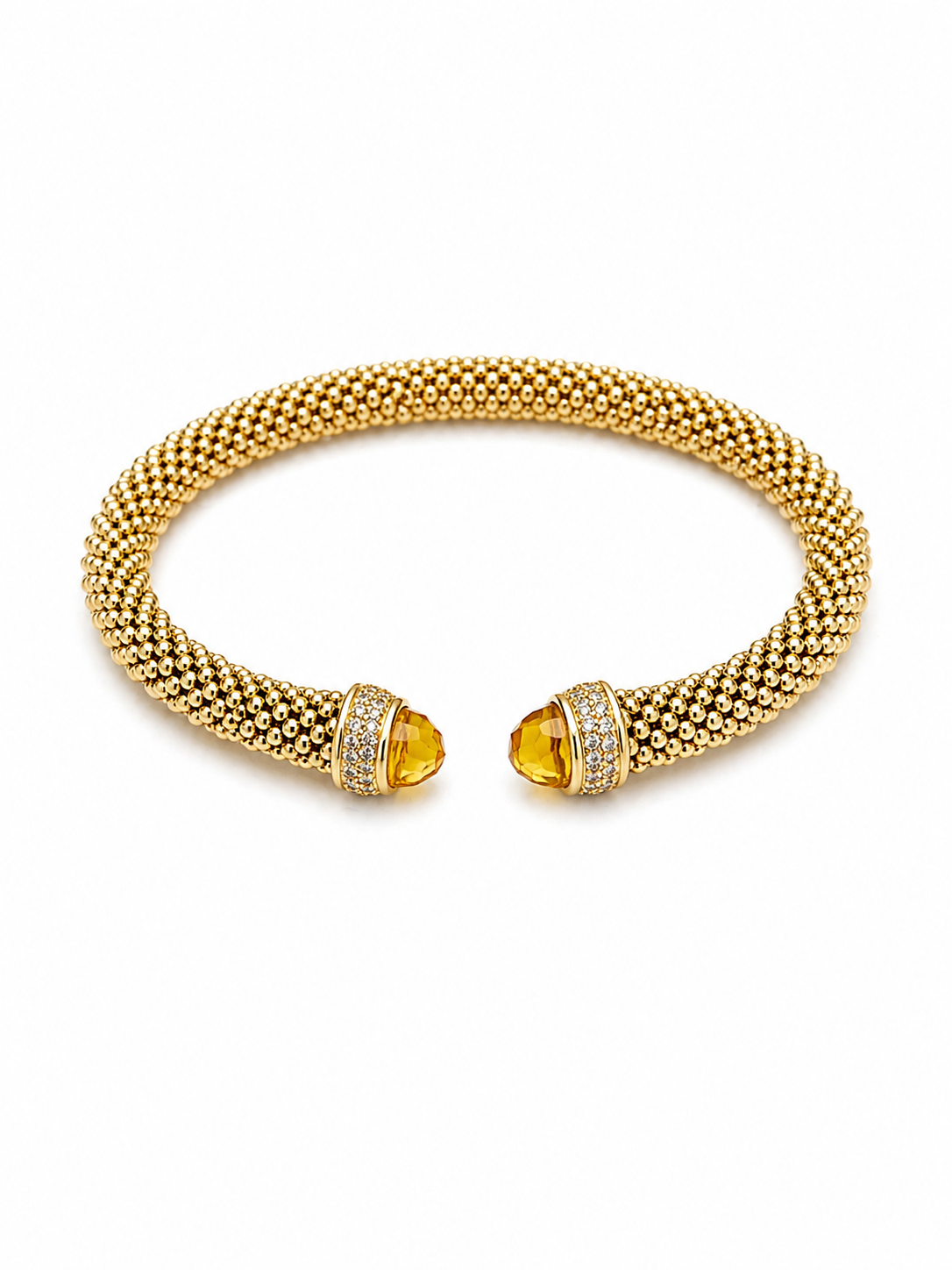 BRACELET FABULOUS MAILLE CITRINE