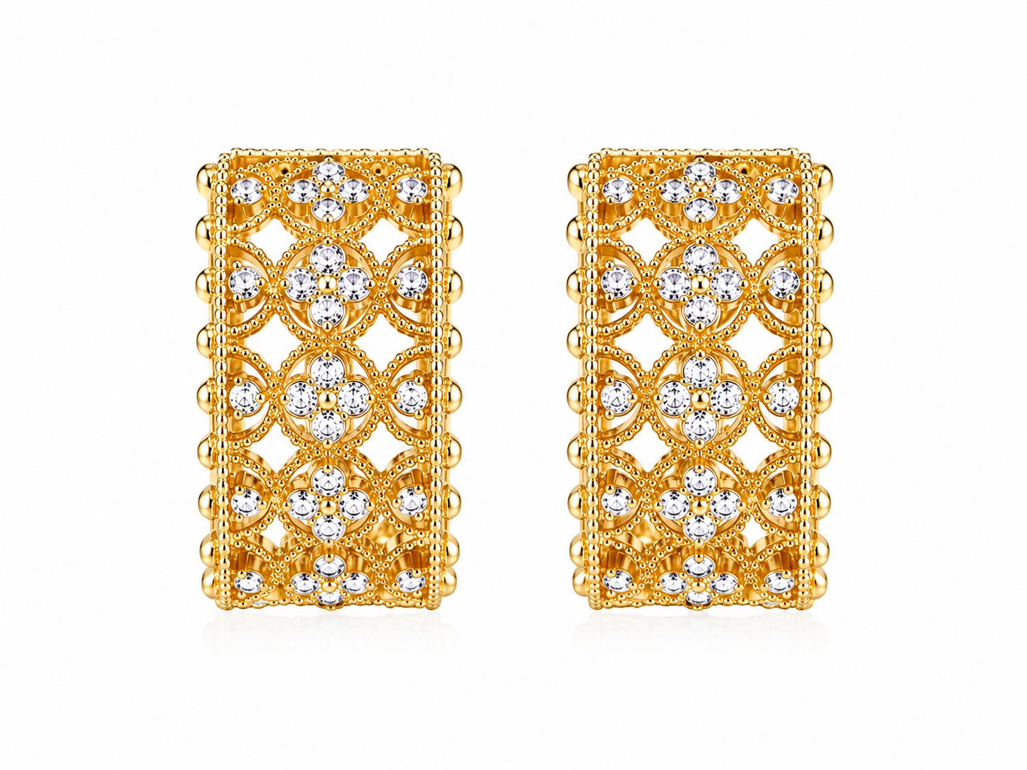 Boucle d’oreille dentelle
