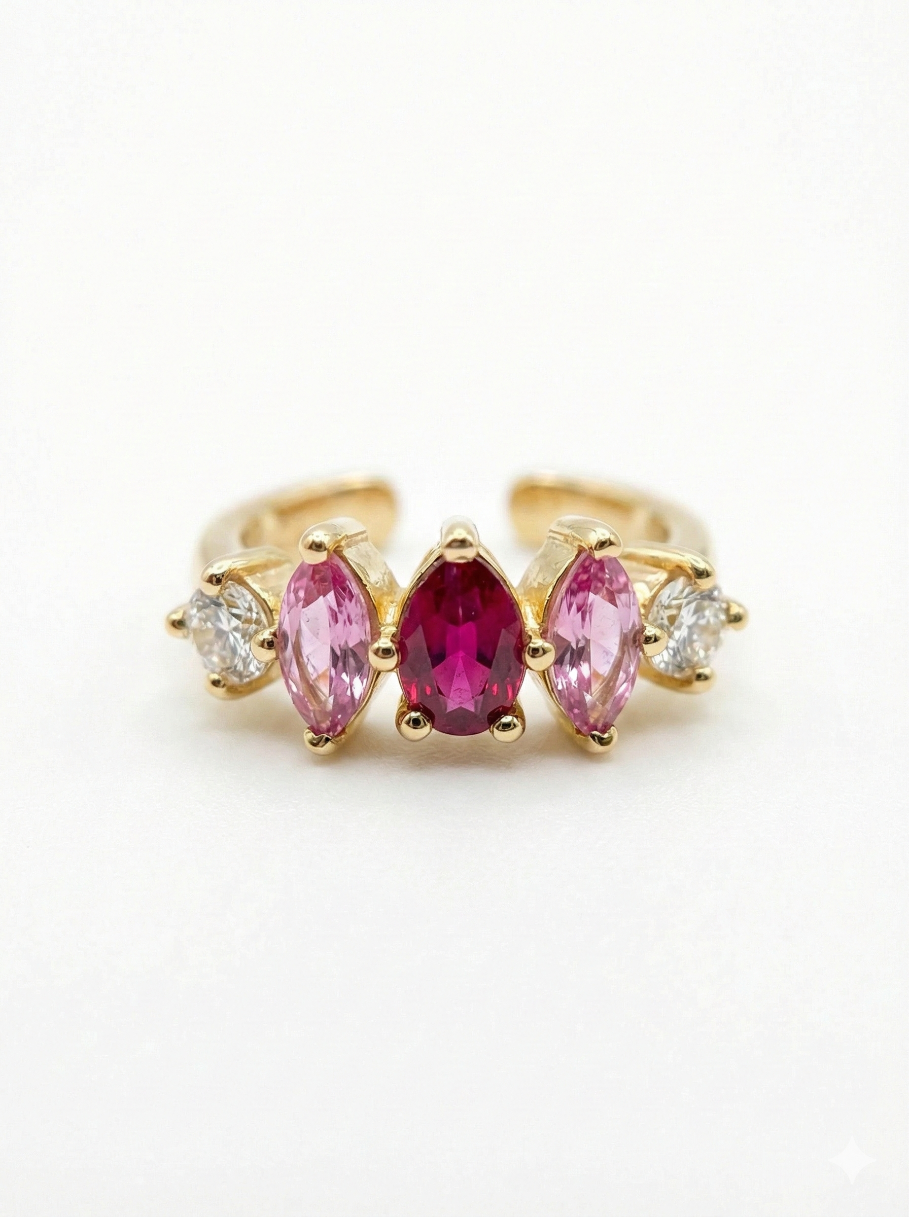 Ear Cuff Trendy Pink