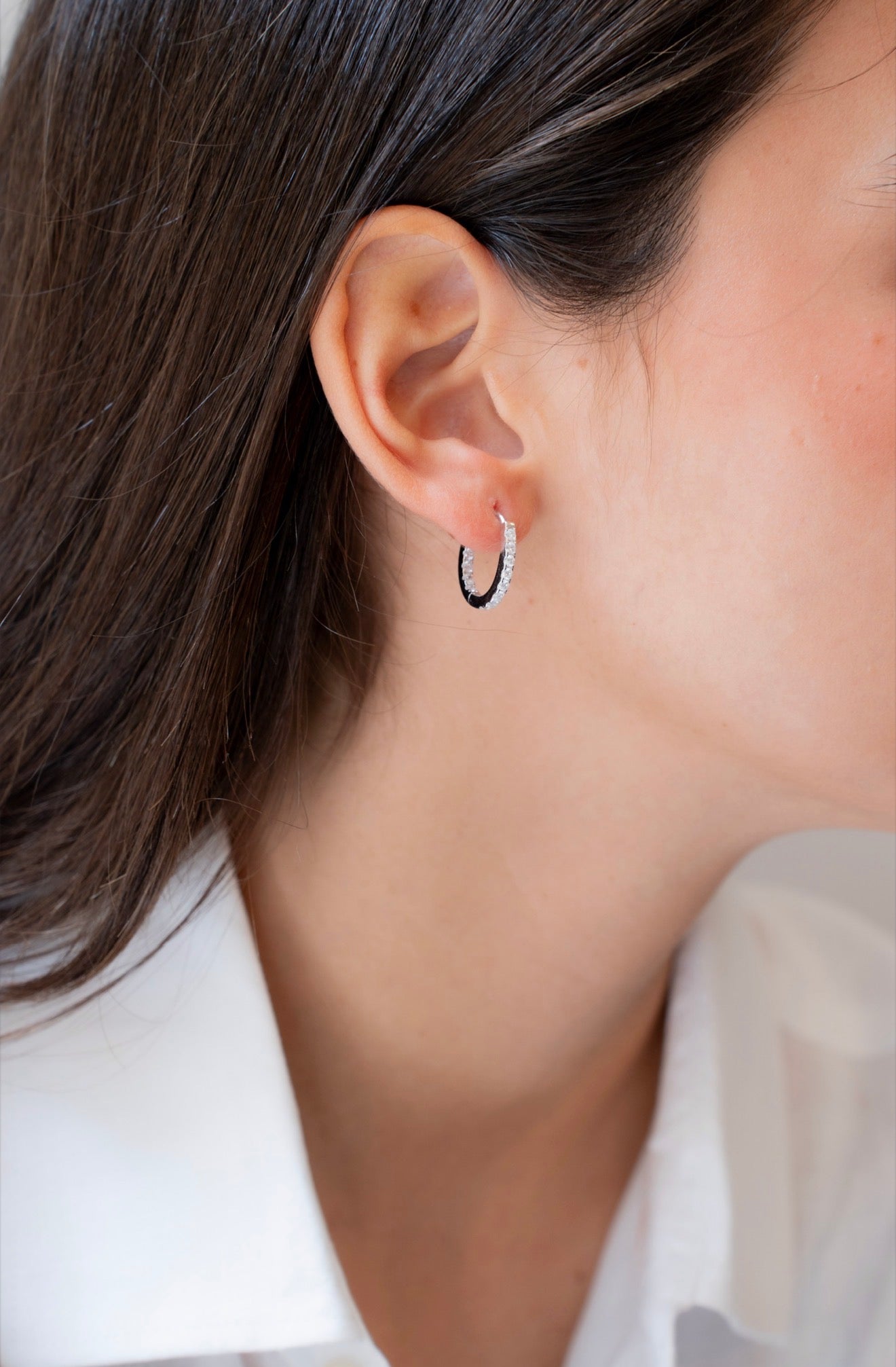 Boucles d’oreilles Ariel argent
