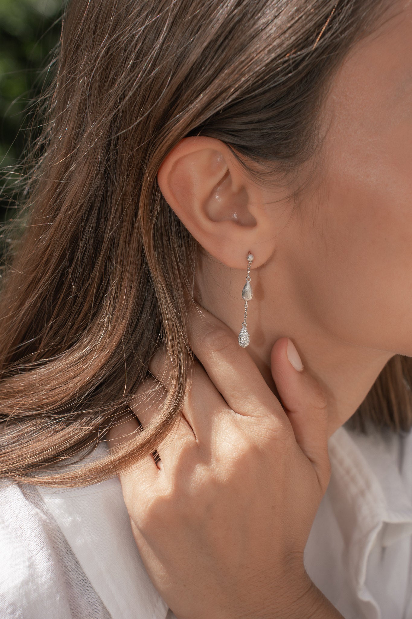BOUCLES D'OREILLES SOLAIRE PENDANTE