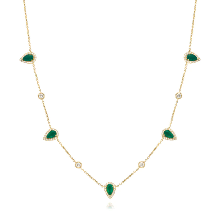 RAS DE COU AGATHE VERT