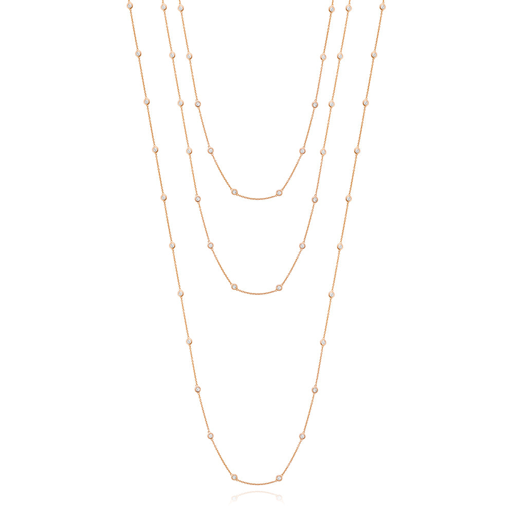 LONG SAUTOIR ZIRCON