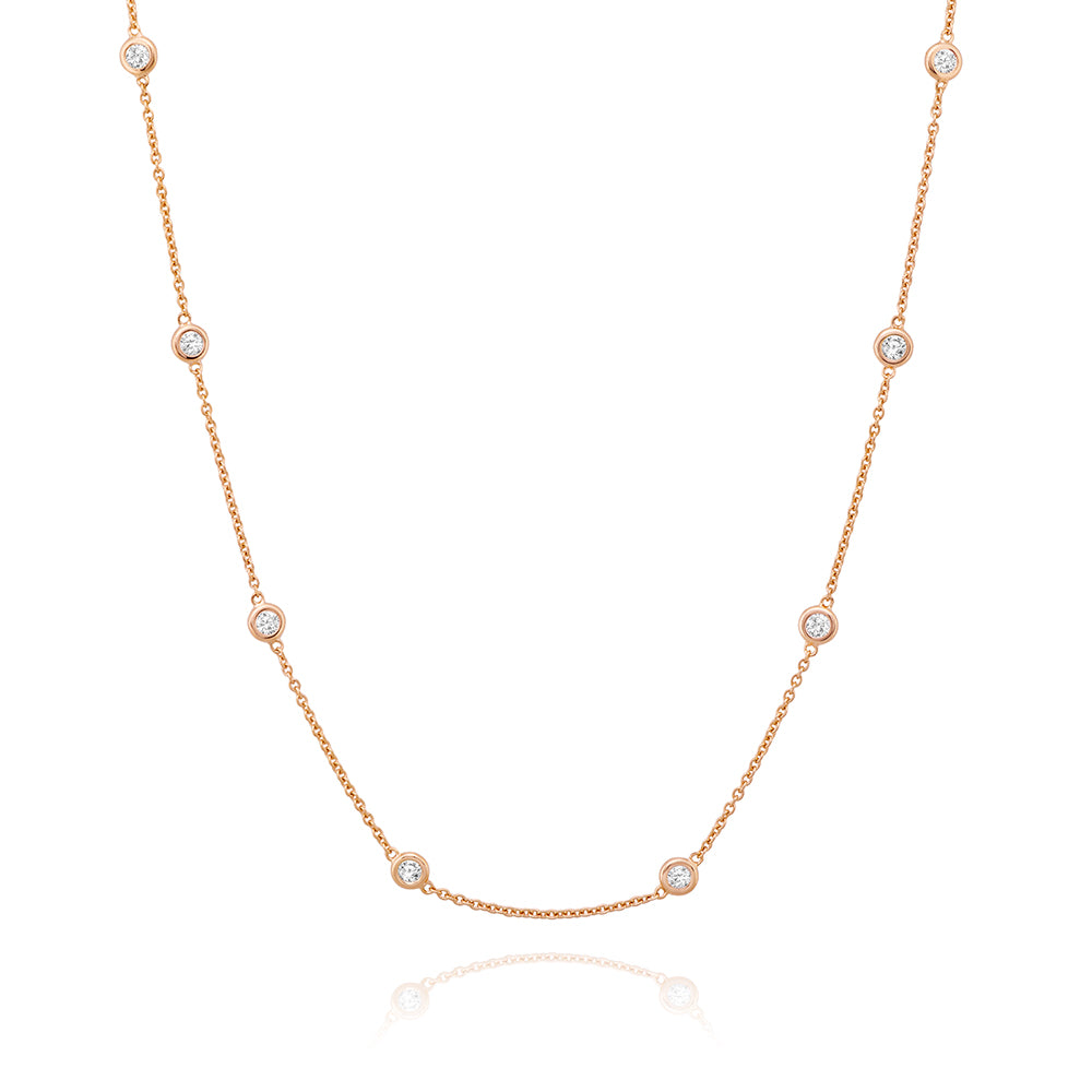SMALL SAUTOIR ZIRCON BLANC