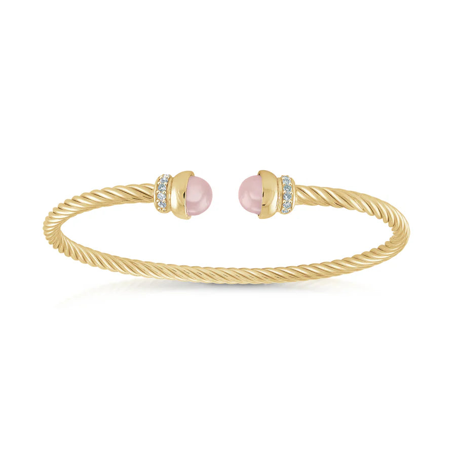 BRACELET PINK TWIST OR JAUNE