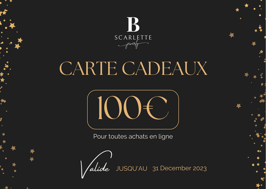 CARTE CADEAUX 100€