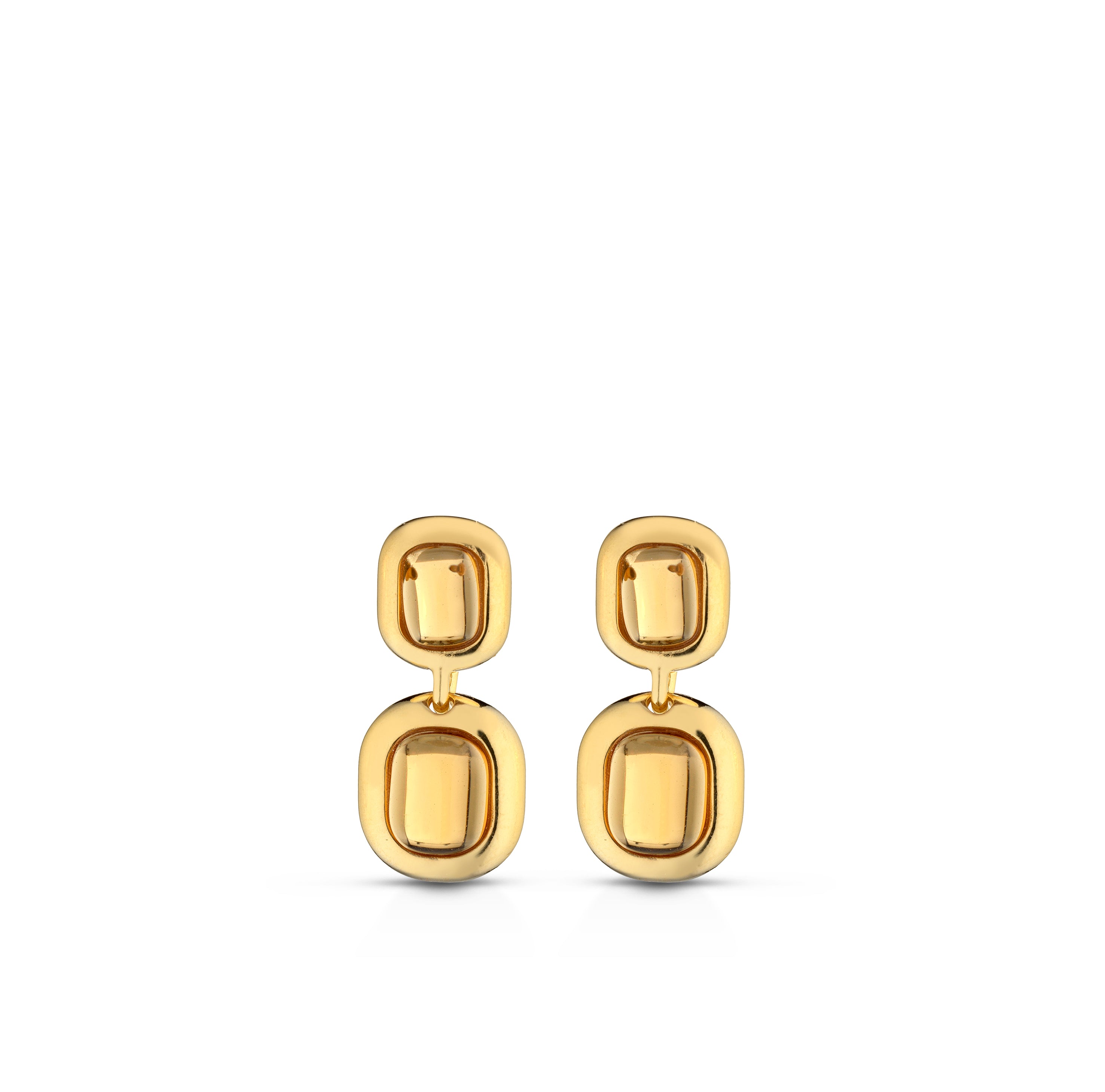 BOUCLE D'OREILLE DOUBLE LUNA