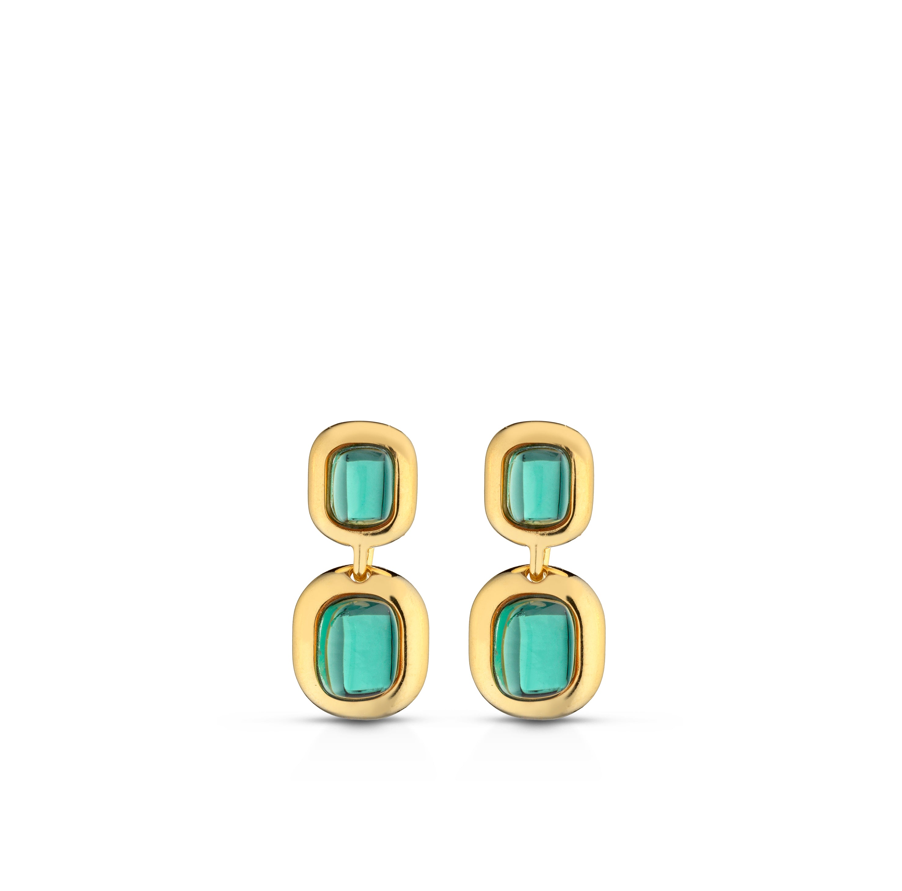 BOUCLE D'OREILLE DOUBLE LUNA