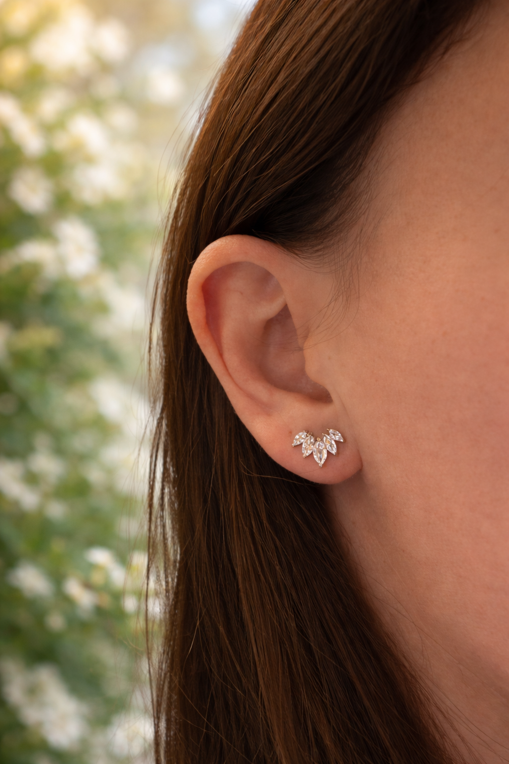 Boucles D'oreilles Couronne de Marquises