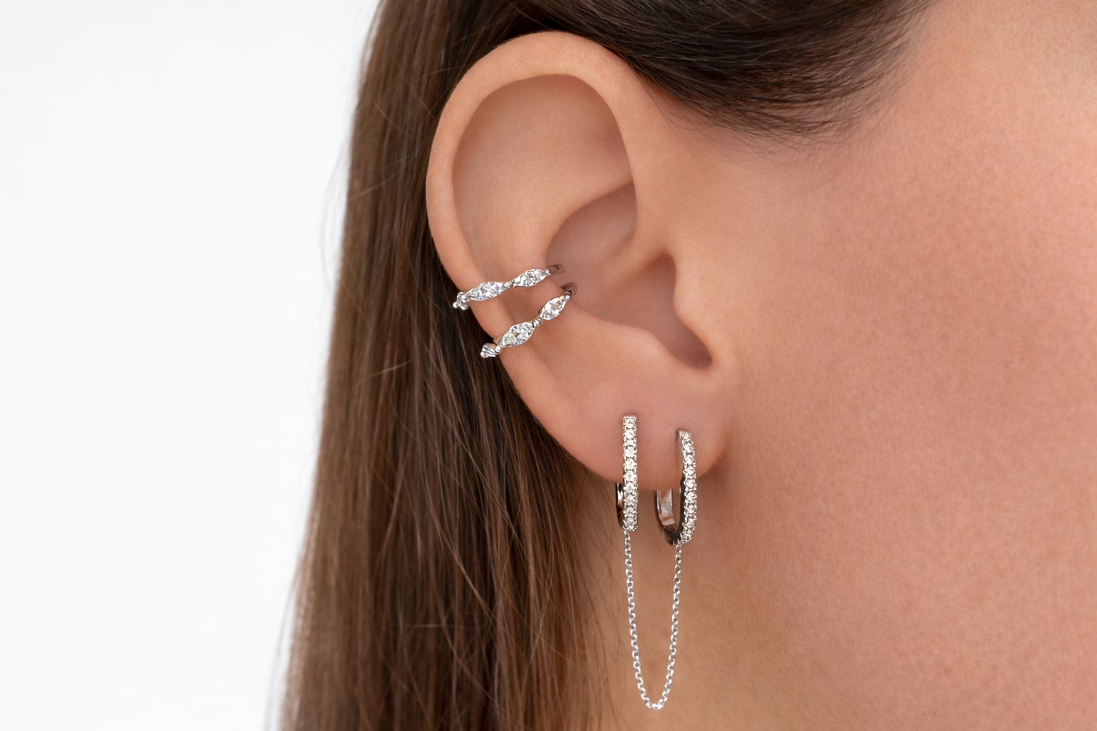 Ear Cuff Éclats de Cristal