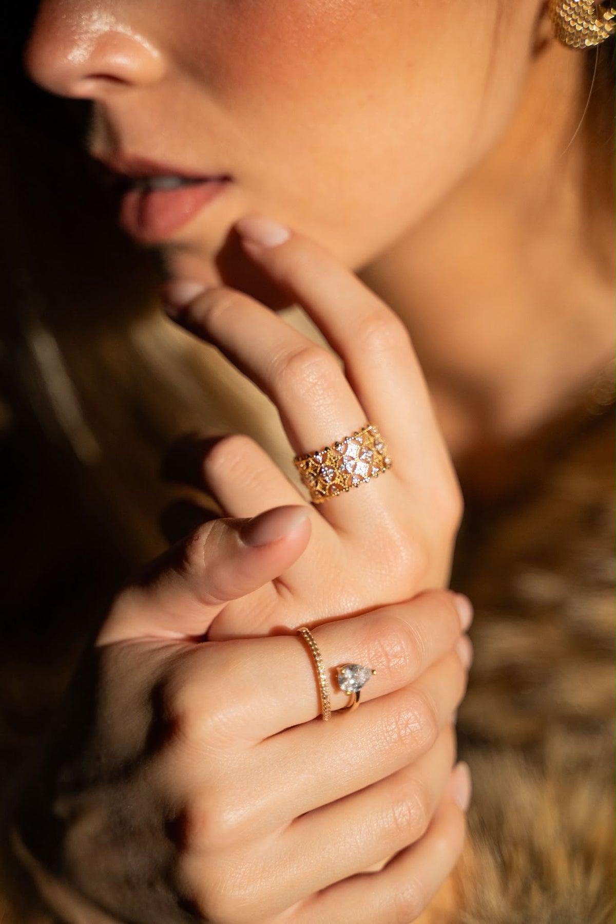 Bague élégante argent