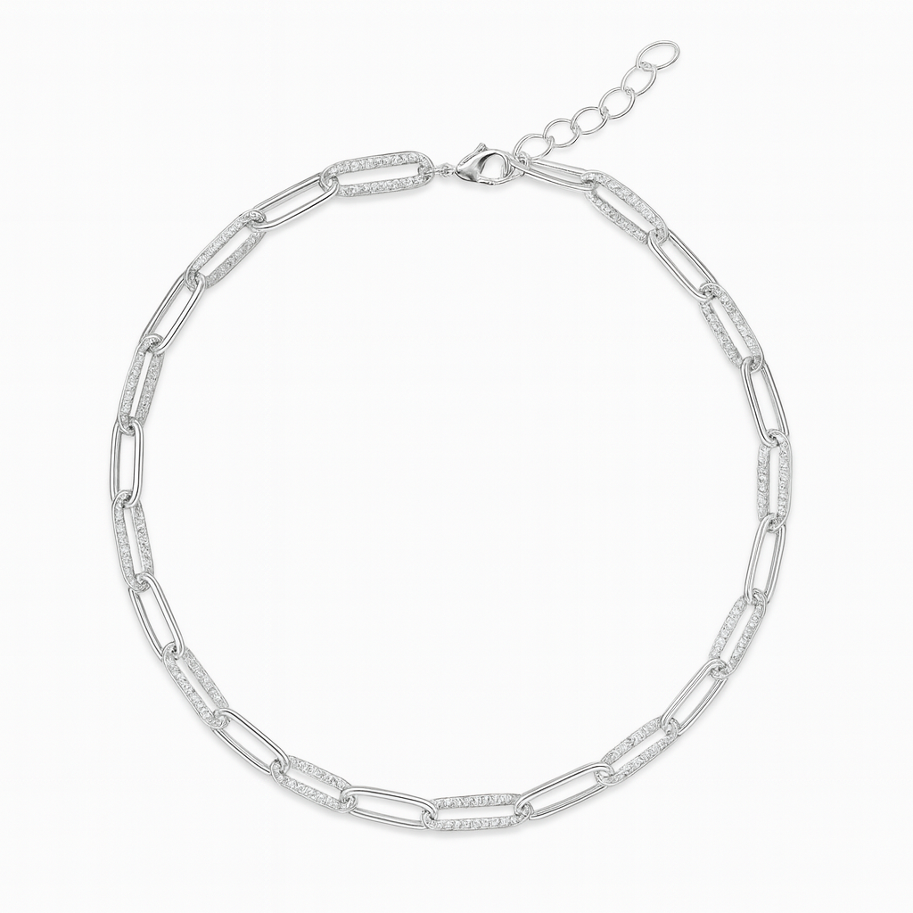 COLLIER CHAINE ET DIAMANT INFINI