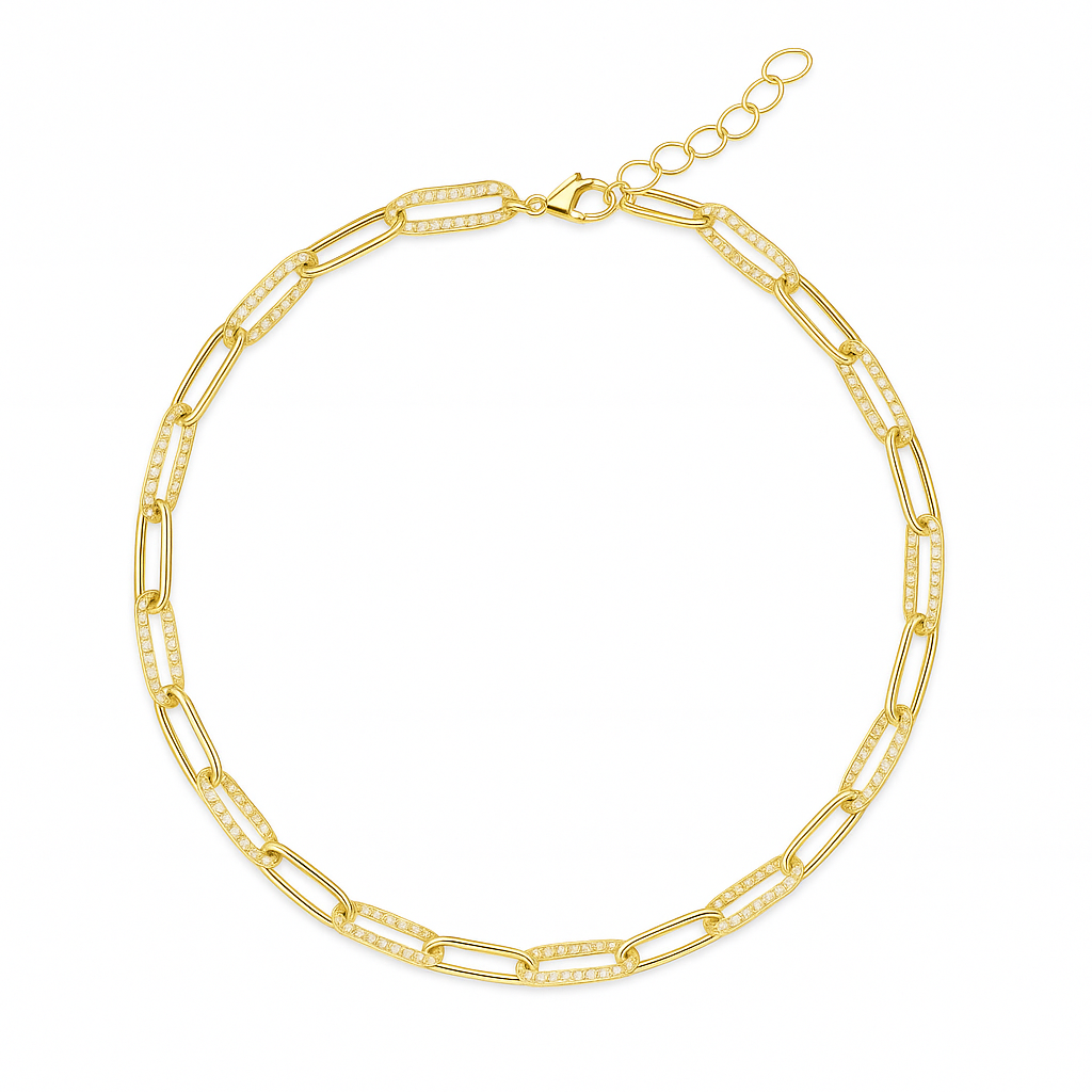 COLLIER CHAINE ET DIAMANT INFINI