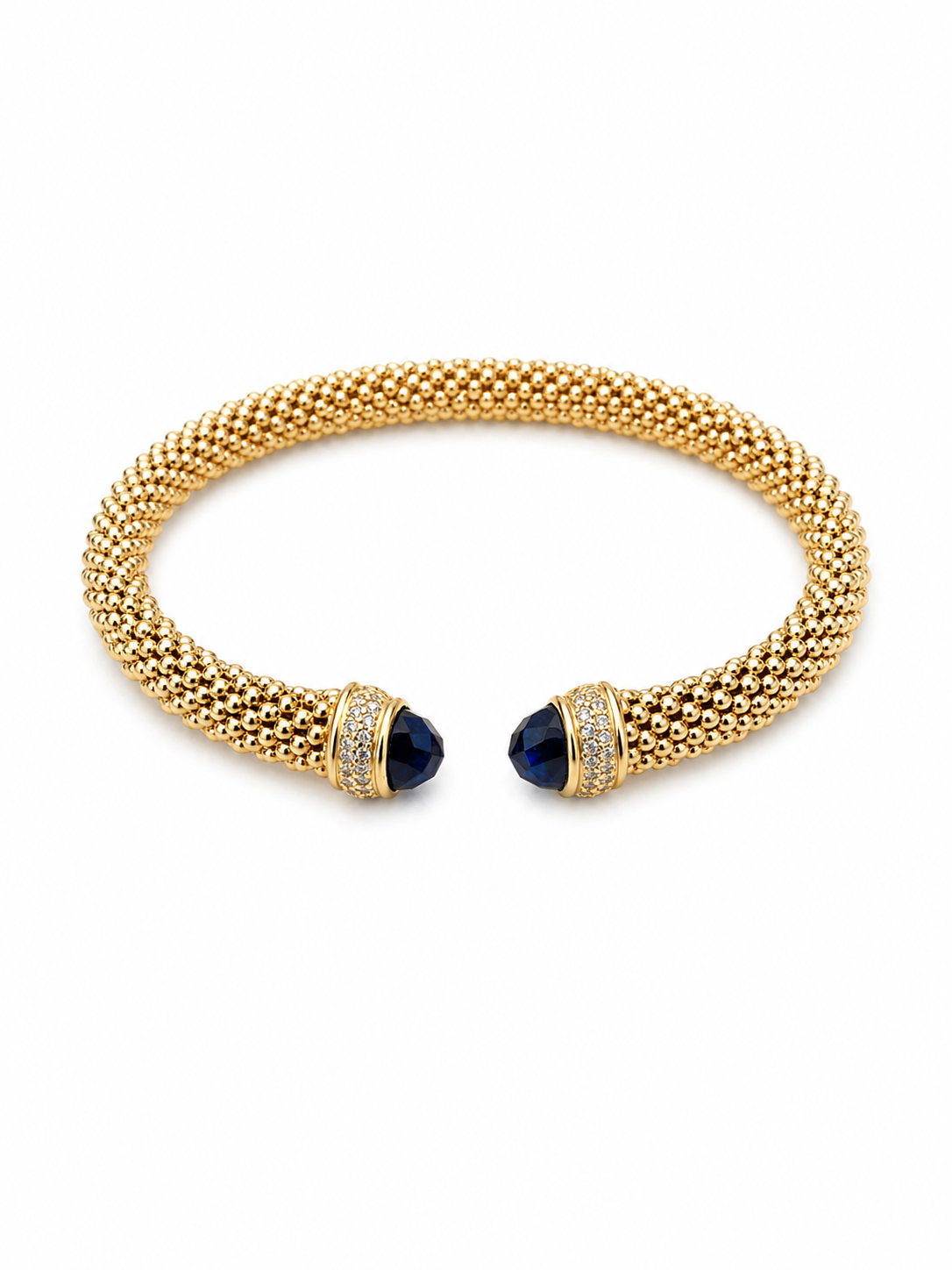 BRACELET FABULOUS MAILLE BLEU MARINE