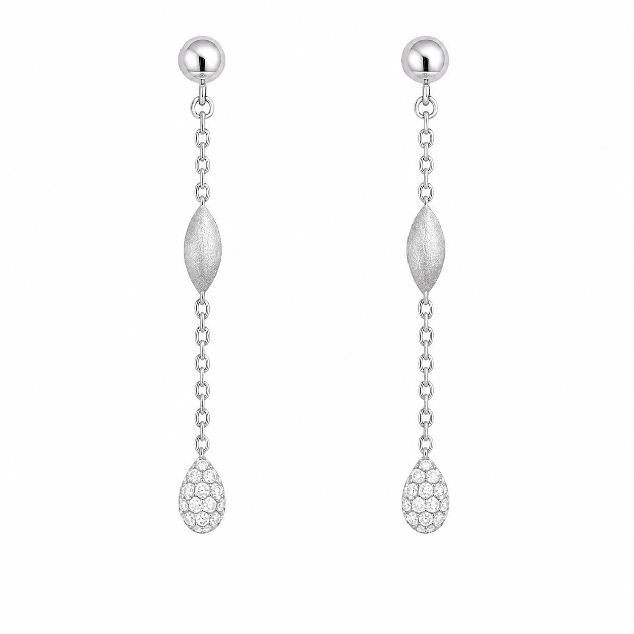 BOUCLES D'OREILLES SOLAIRE PENDANTE