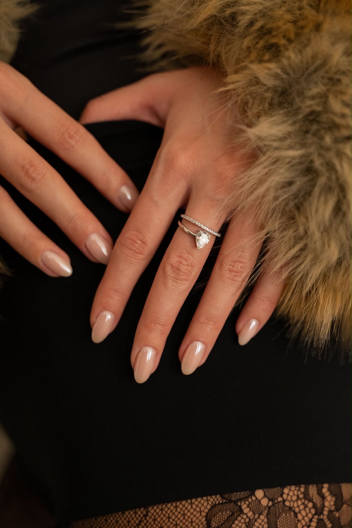 Bague élégante argent