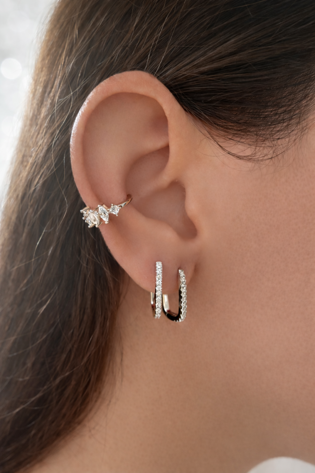 Ear Cuff Trendy Diamond