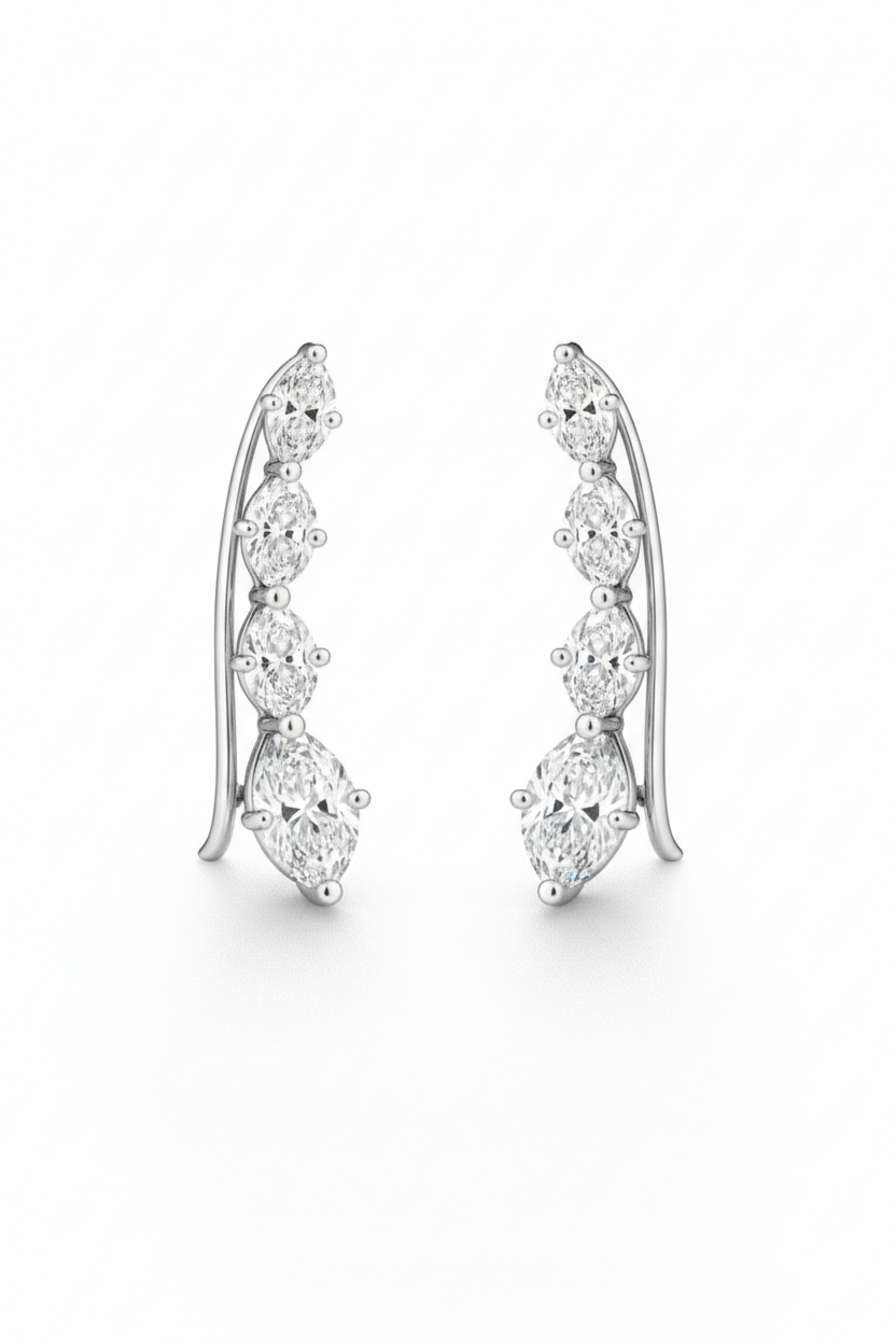 Boucles d'oreilles Dégradé Cristal