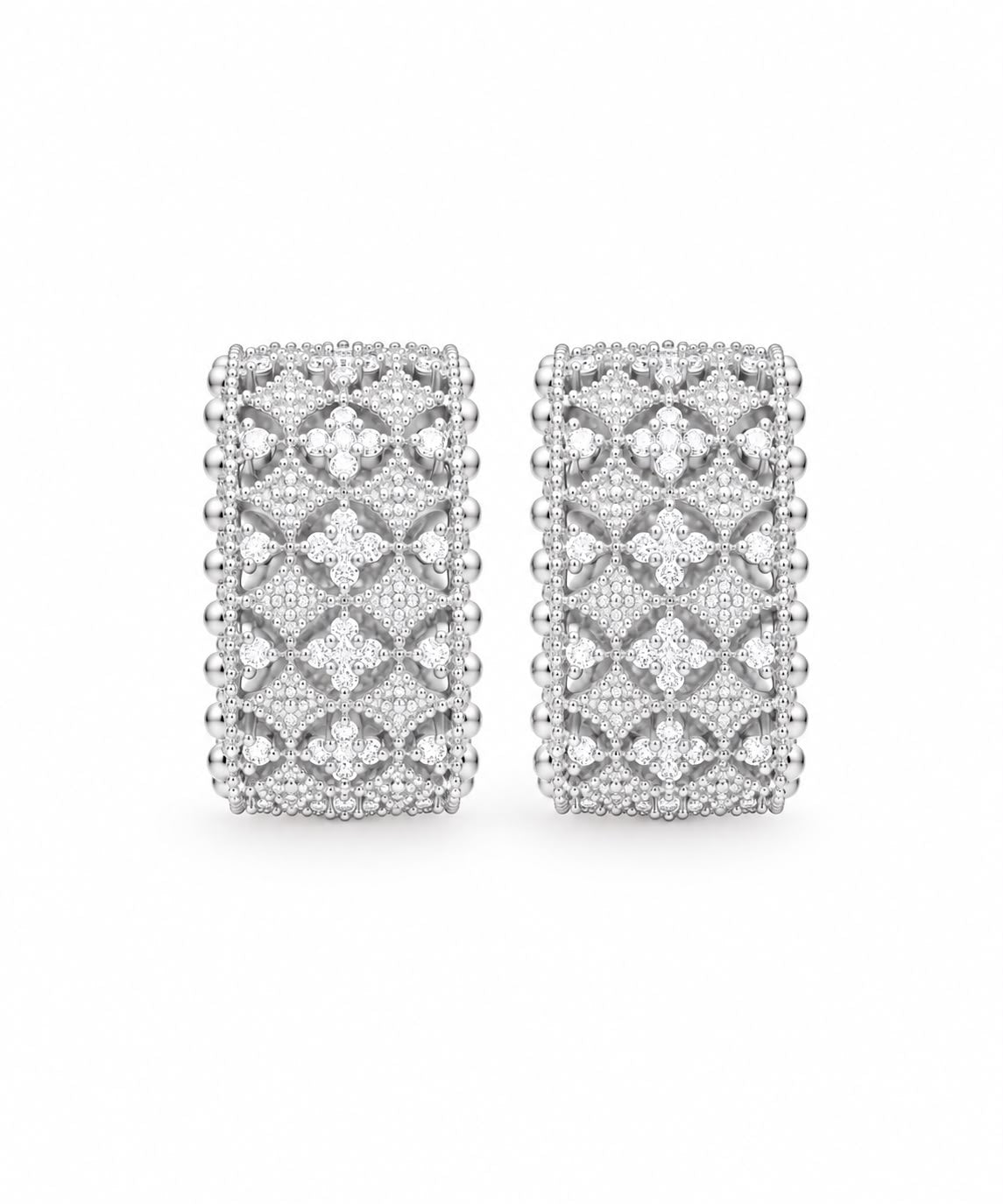 Boucle d’oreille dentelle
