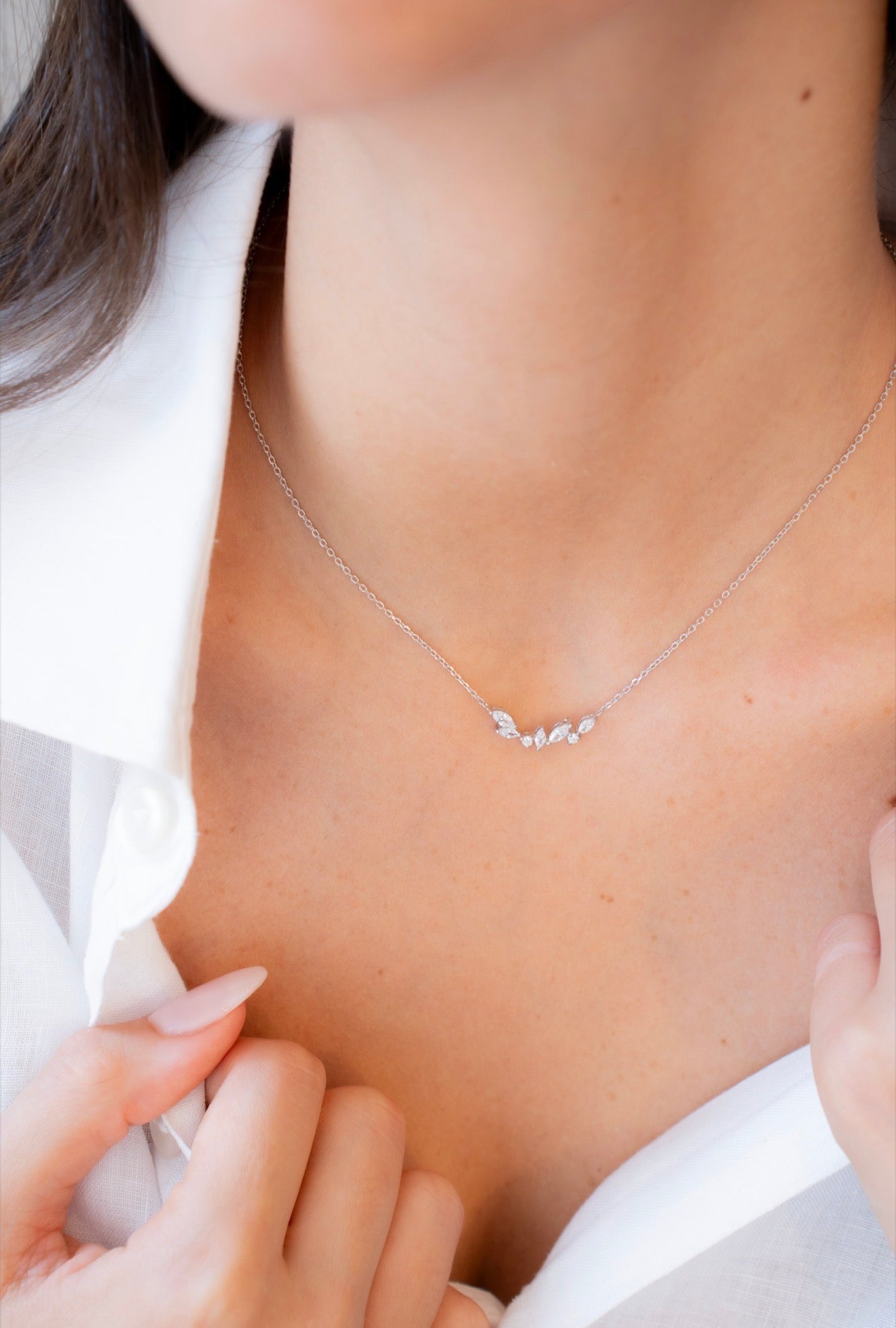 Collier Luna argent