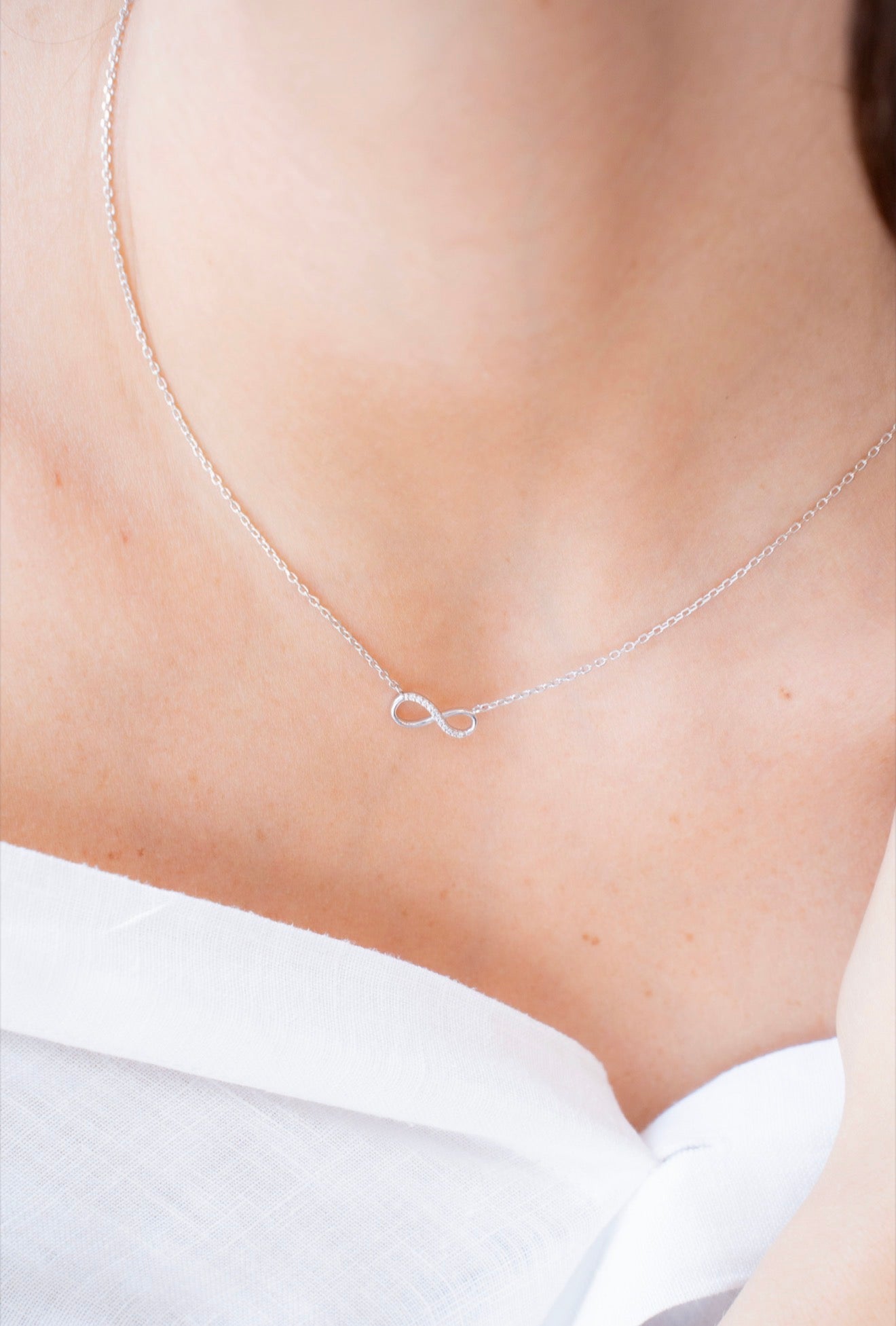 Collier Infinity argent