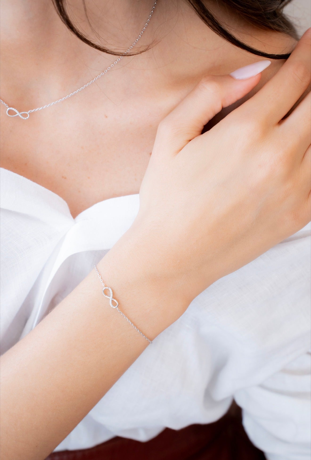 Bracelet Infinity argent
