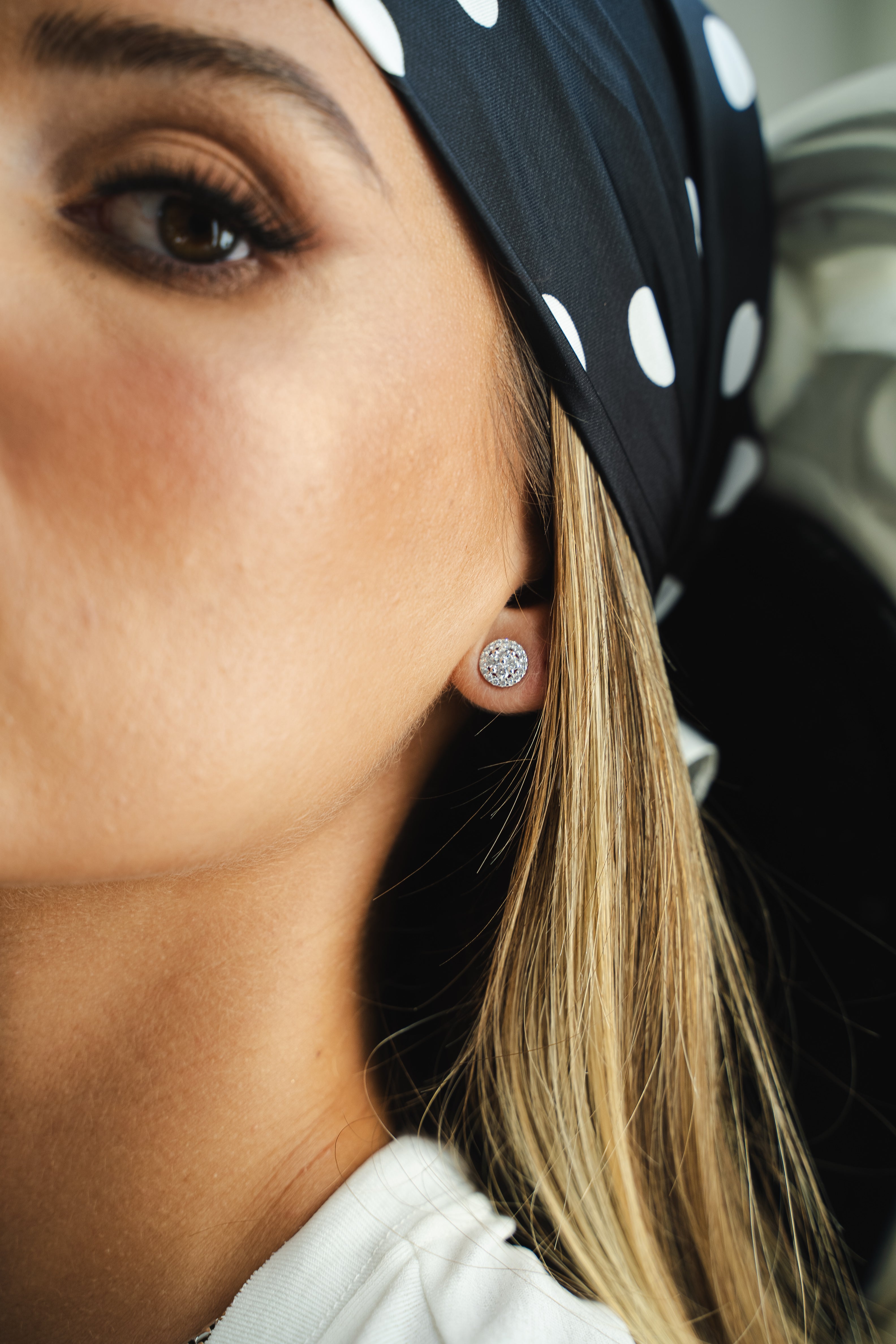 BOUCLE D'OREILLE PUCE RONDE