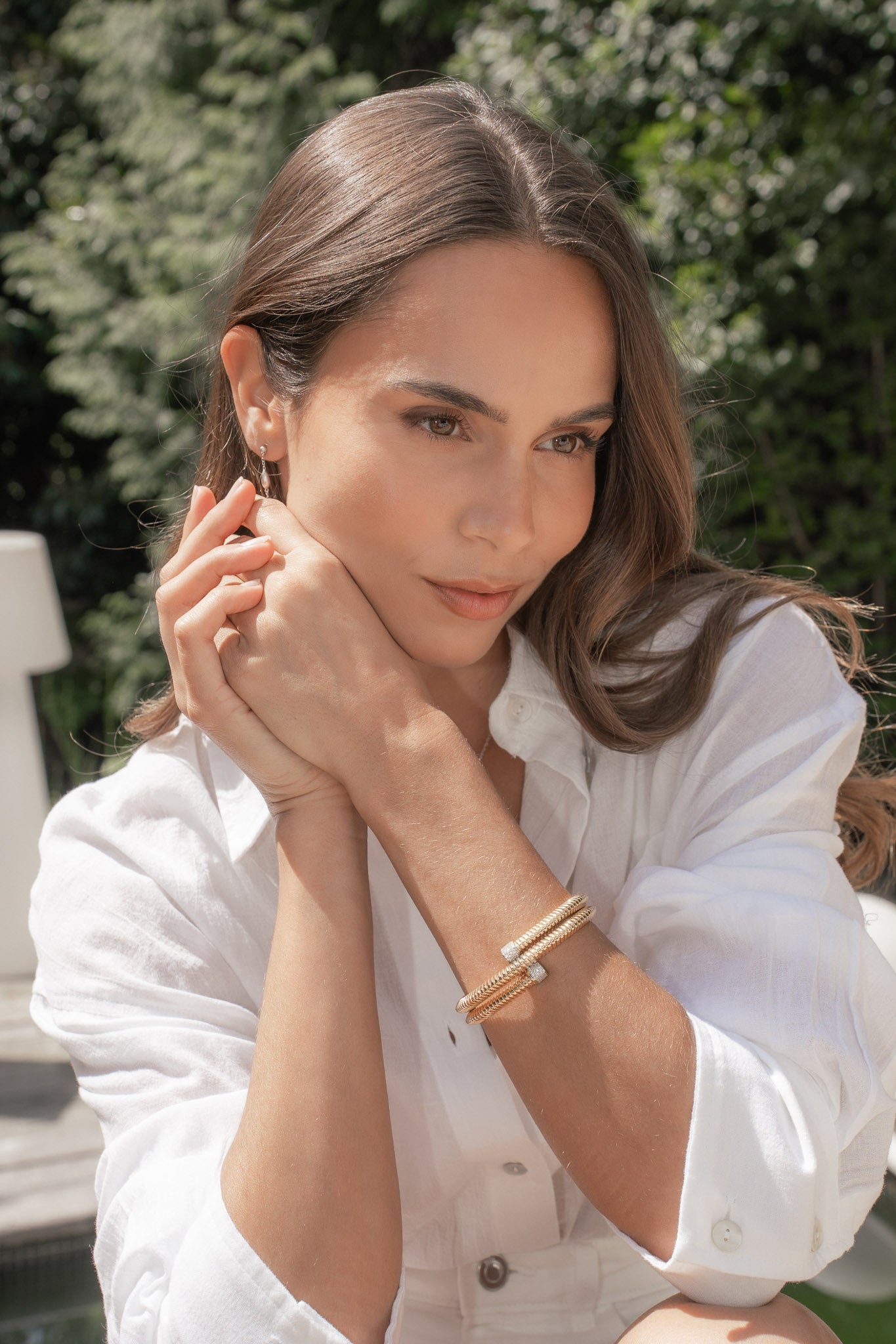 BRACELET DOUBLE SQUARE GARDEN