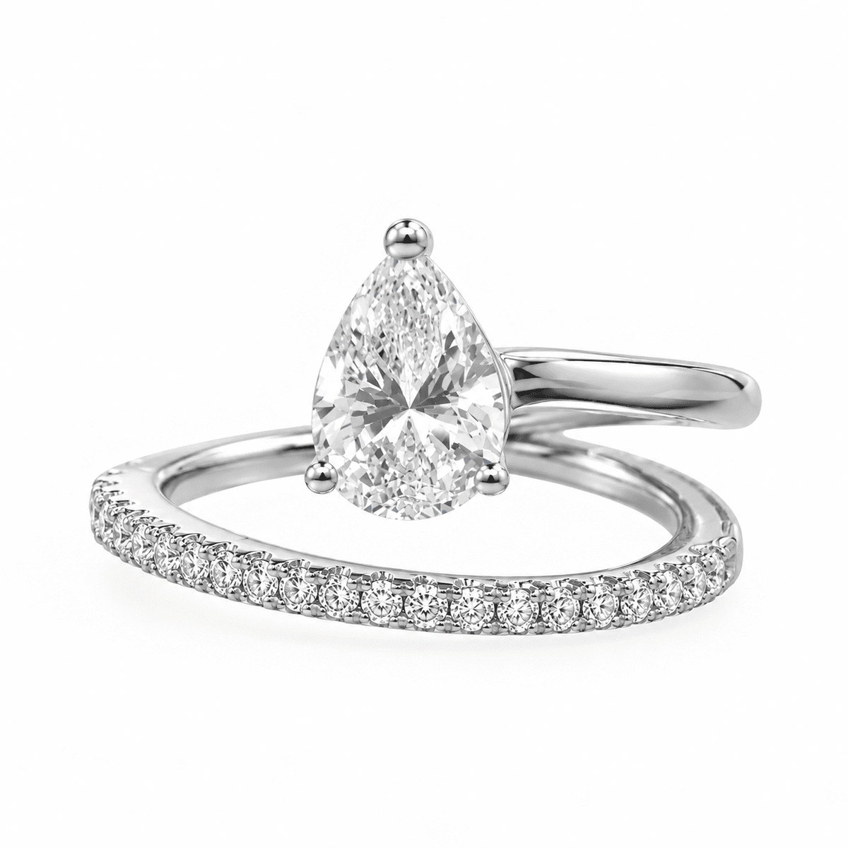 Bague élégante argent