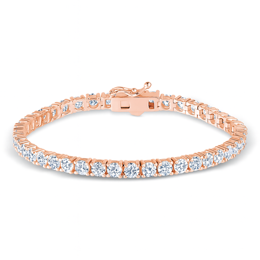 BRACELET RIVIÈRE 3MM ROSE